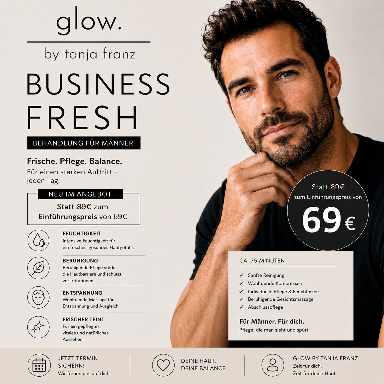 Neu kosmetische Lymphdrainage, Glow by Tanja Franz, Entspannung, Schönheit, Glow